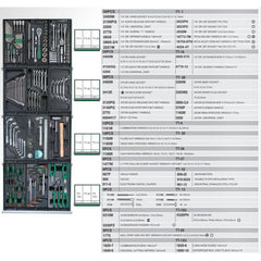 Hans GTT-178 Automotive Tools With Cabinet (178 pcs) | Hans by KHM Megatools Corp.