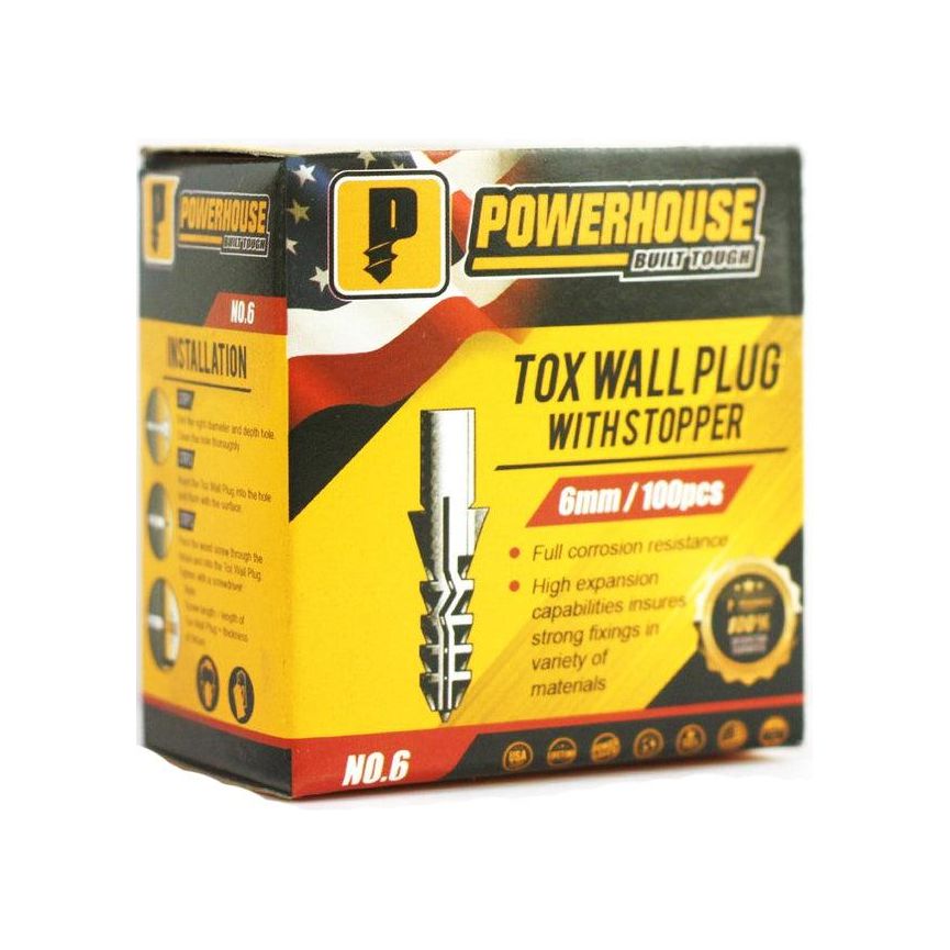 Powerhouse Tox / Screw Wall Plug | Powerhouse by KHM Megatools Corp.