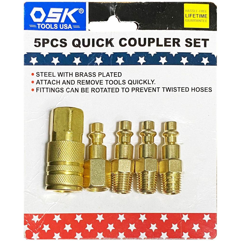 OSK UAC21-1 5pcs. Quick Coupler Set