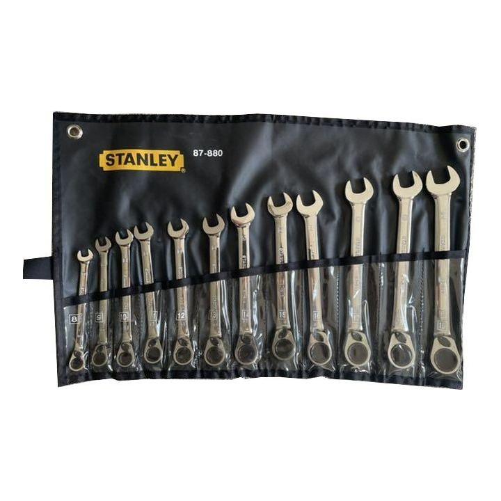 Buy Stanley 70-964E - 12 Pc 6 to 22 mm Cr-V Steel Combination Spanner Set  Online at Best Prices in India
