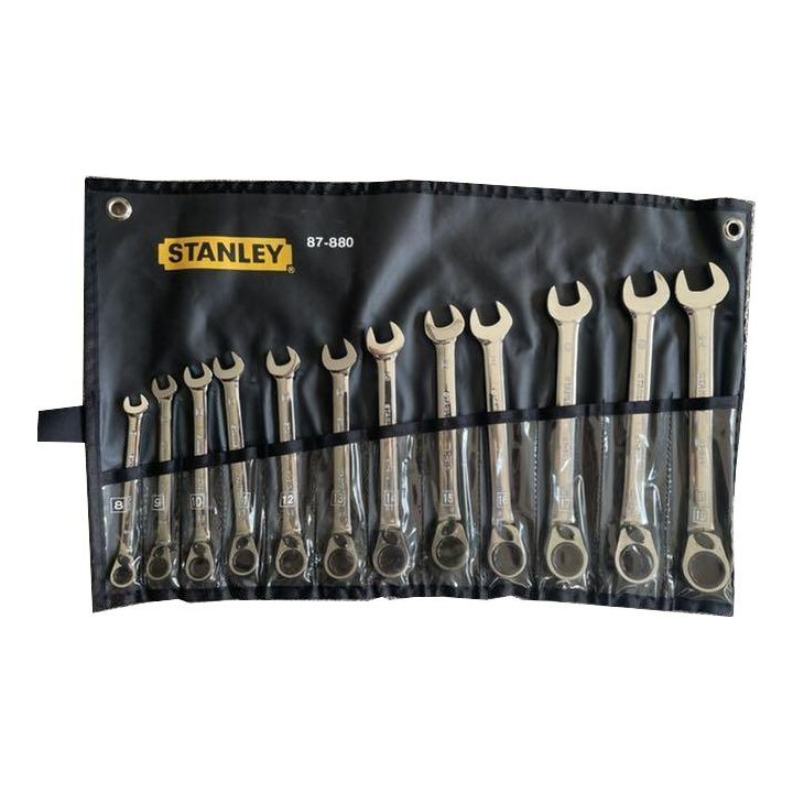 Stanley Reversible Gear Ratcheting Combination Wrench Set