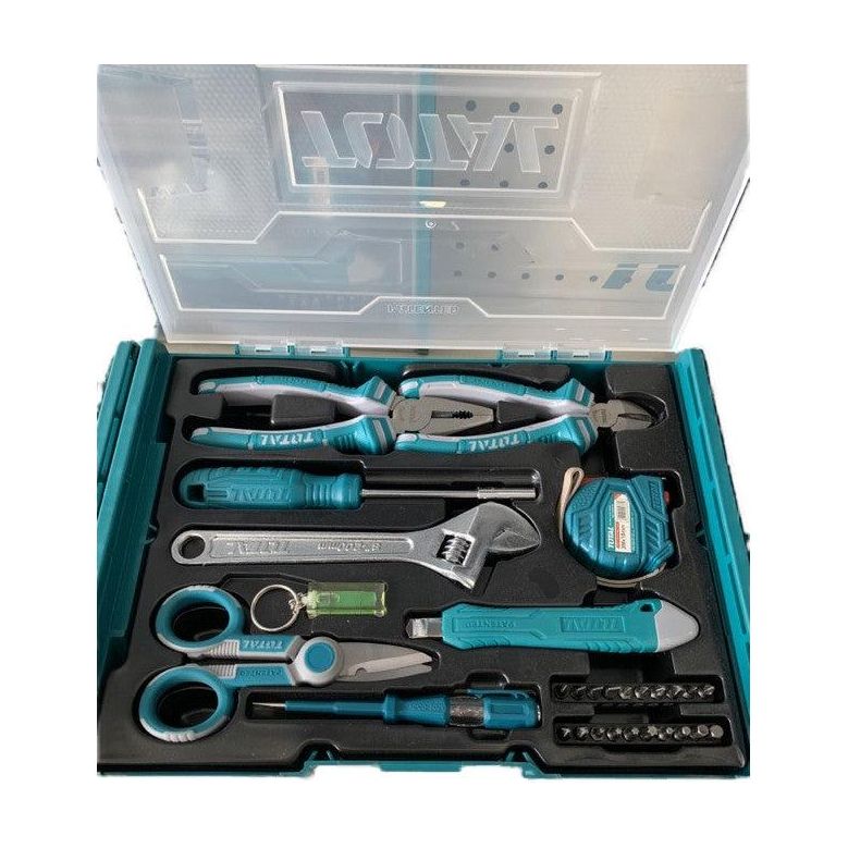 Total THKTV02H291 29pcs Hand Tools Set with Stackable Tool Box | Total by KHM Megatools Corp.