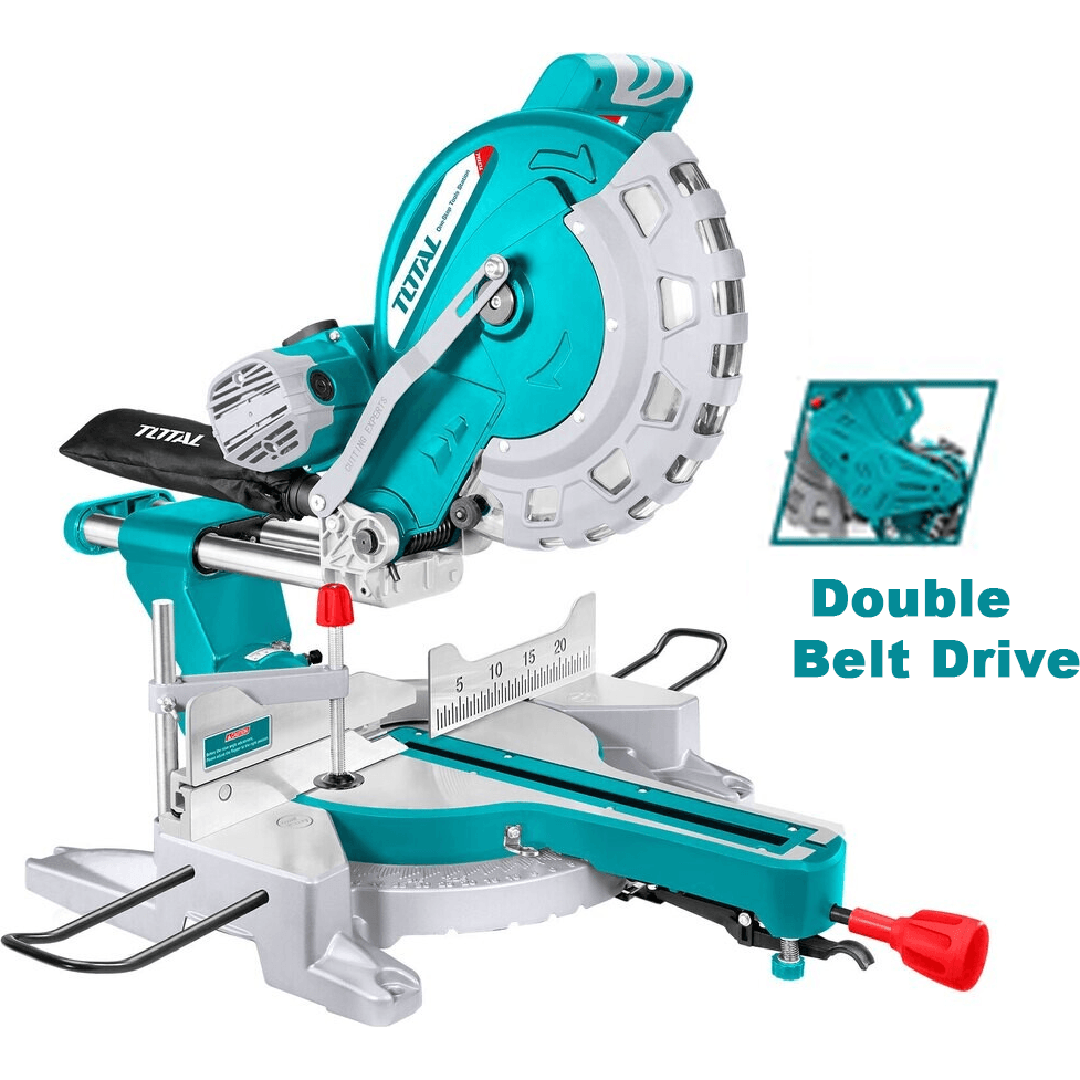 Total TS42183057 Sliding Miter Saw 2400W (Double Belt Drive)
