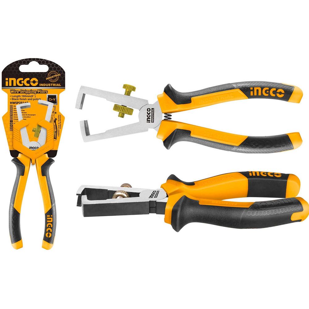 Ingco HWSP28160 Wire Stripping Pliers 6" - KHM Megatools Corp.