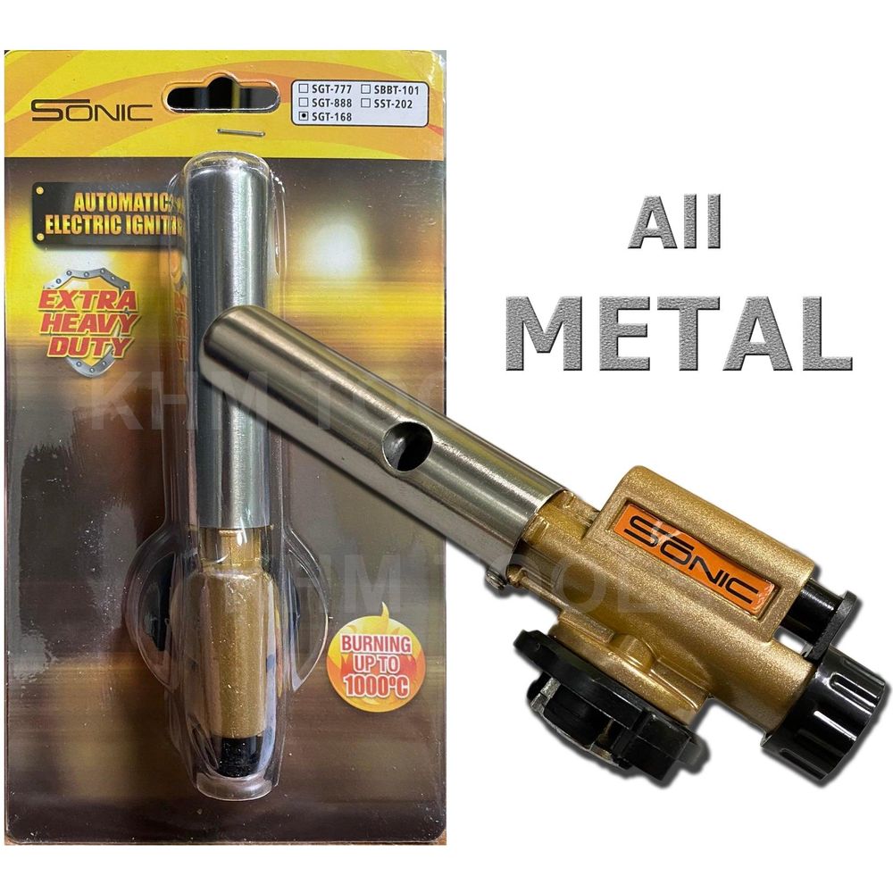 Sonic SGT-168 All Metal Gas Torch (Butane Powered)