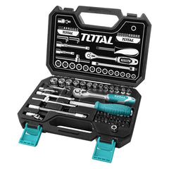 Total THT141451 45pcs Socket Wrench Set 1/4" Drive | Total by KHM Megatools Corp.