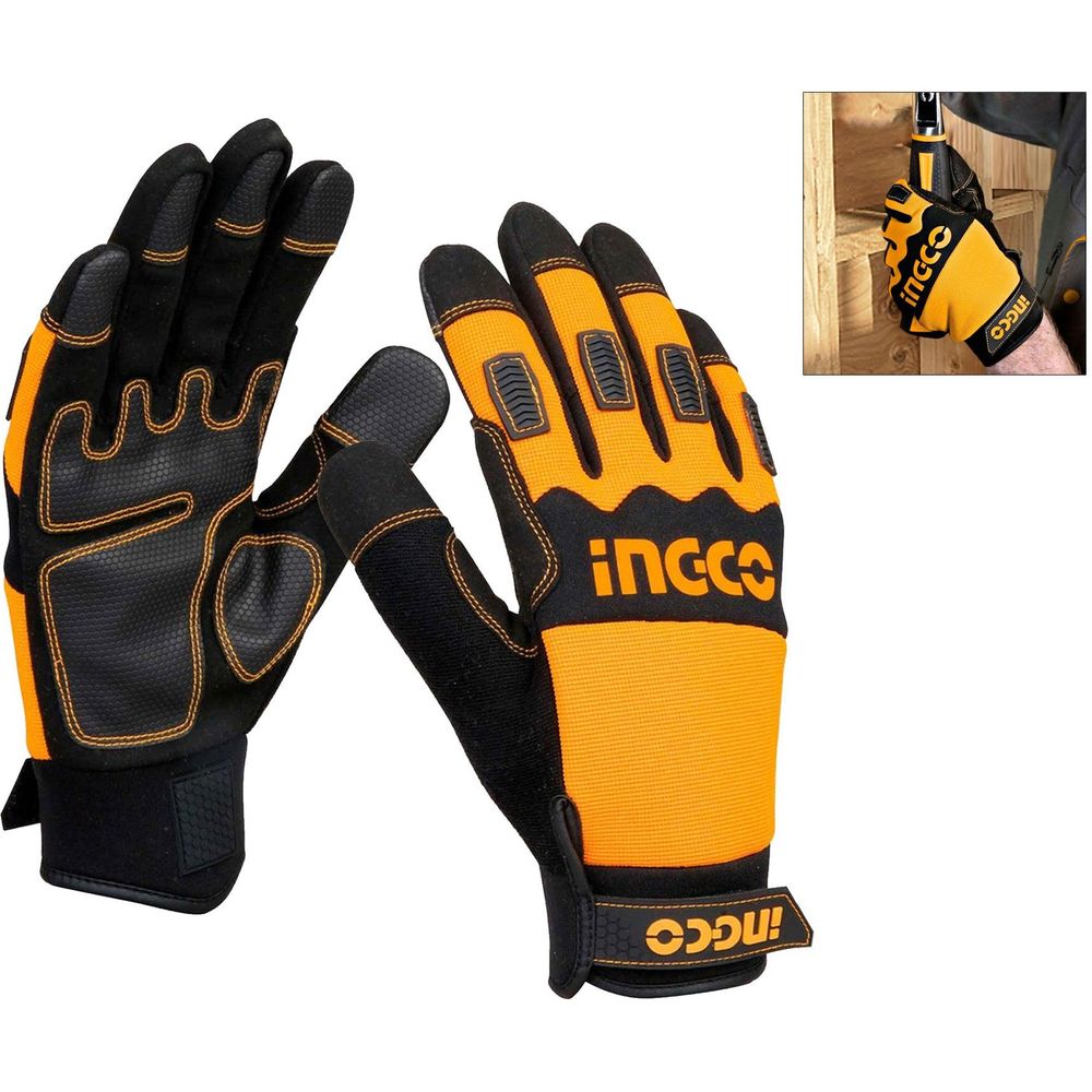 Ingco HGMG02-XL Microfiber Mechanical Gloves XL - KHM Megatools Corp.