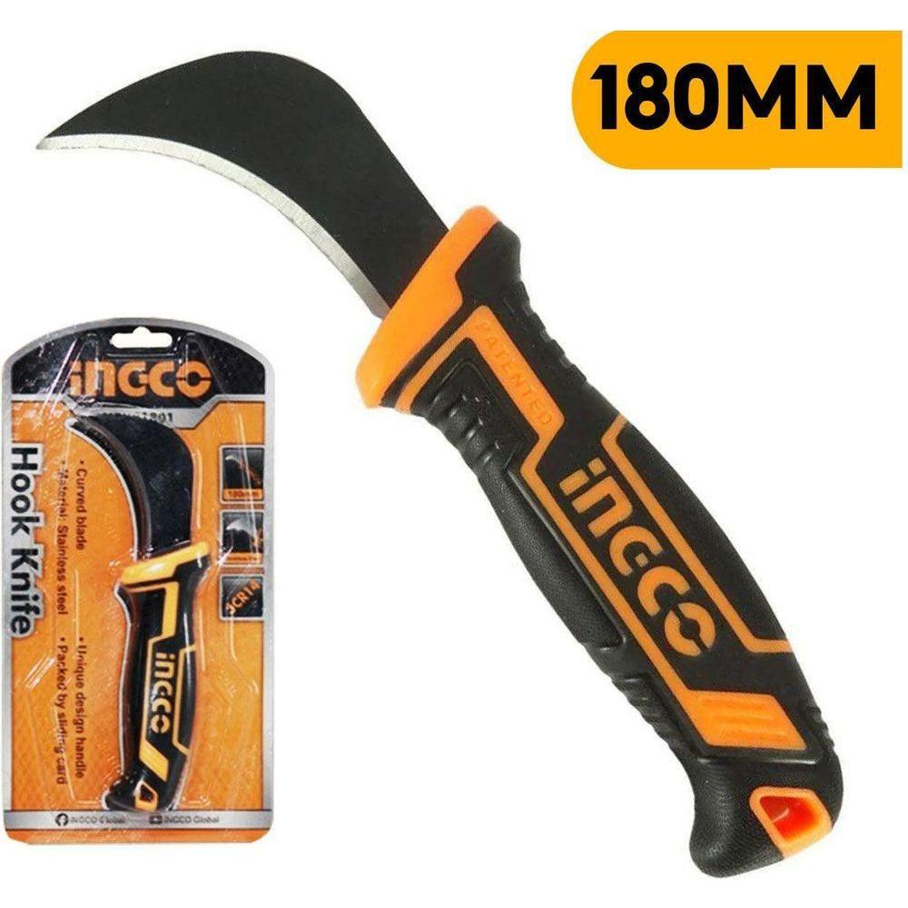 Ingco HPK81801 Carving Hook Knife / Cutter Knife 180mm