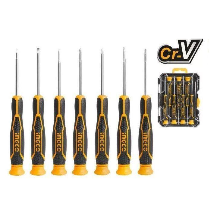 Ingco HKSD0718 7pcs Precision Screwdriver Set - KHM Megatools Corp. Main image
