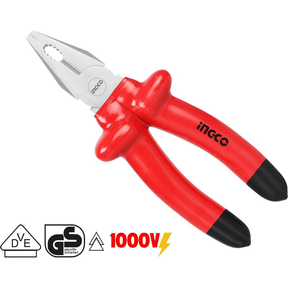 Ingco Insulated Combination Pliers 1000V (Dipped)