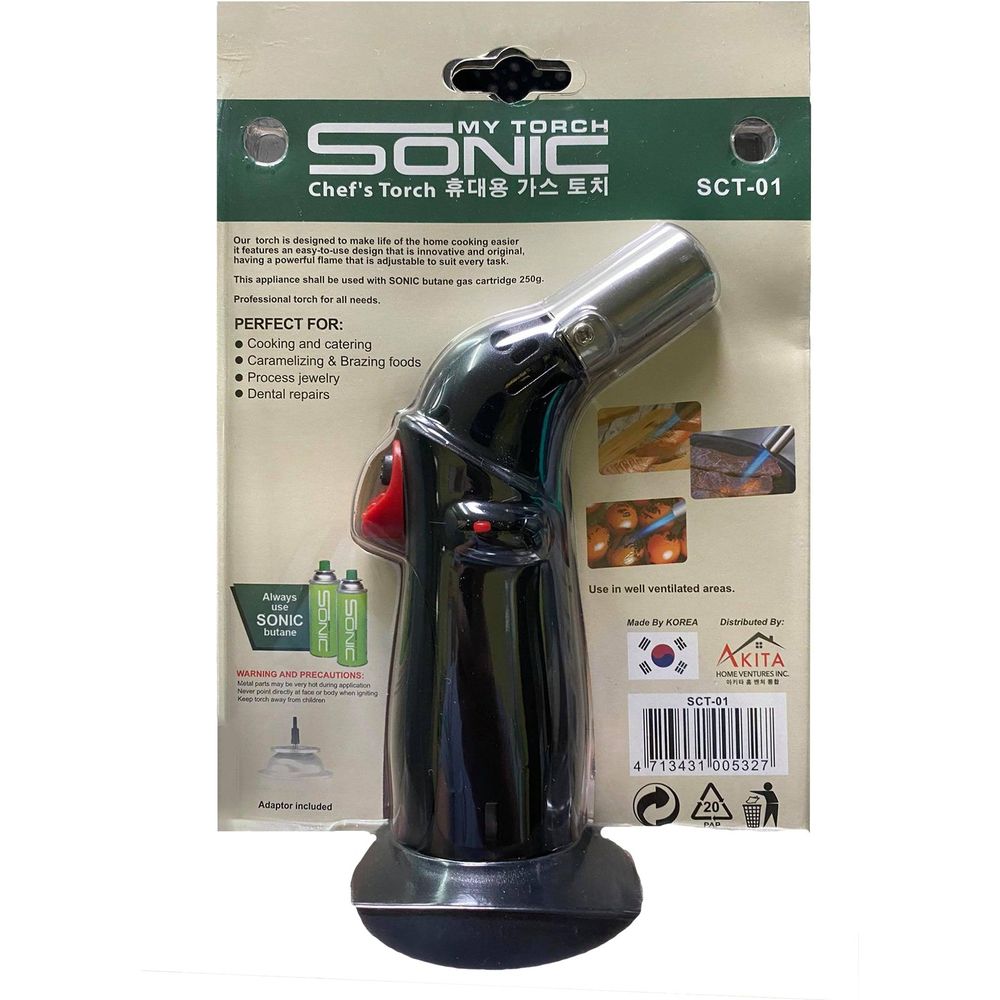 Sonic SCT-01 Chef Torch (Butane Powered) | Sonic by KHM Megatools Corp.