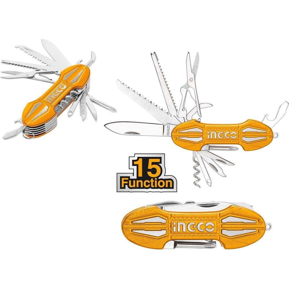 Ingco HMFK8158 Multi Function Cutter Knife (15-Way)