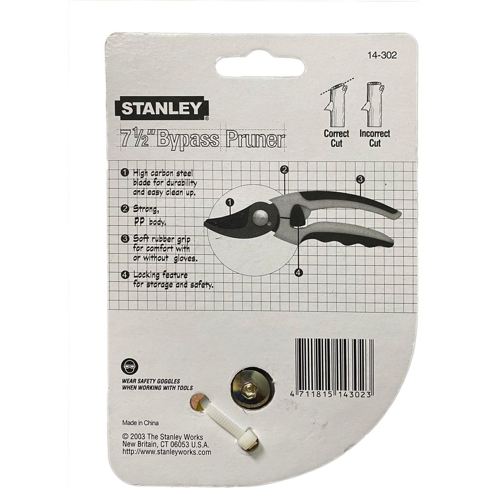Stanley By-pass Pruning Shears / Pruner - KHM Megatools Corp.