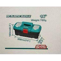 Total TPBX0141 Plastic Tool Box 14" ss