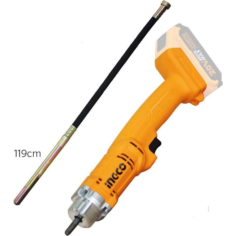 Ingco CCVLI202301 20V Cordless Li-Ion Concrete Vibrator
