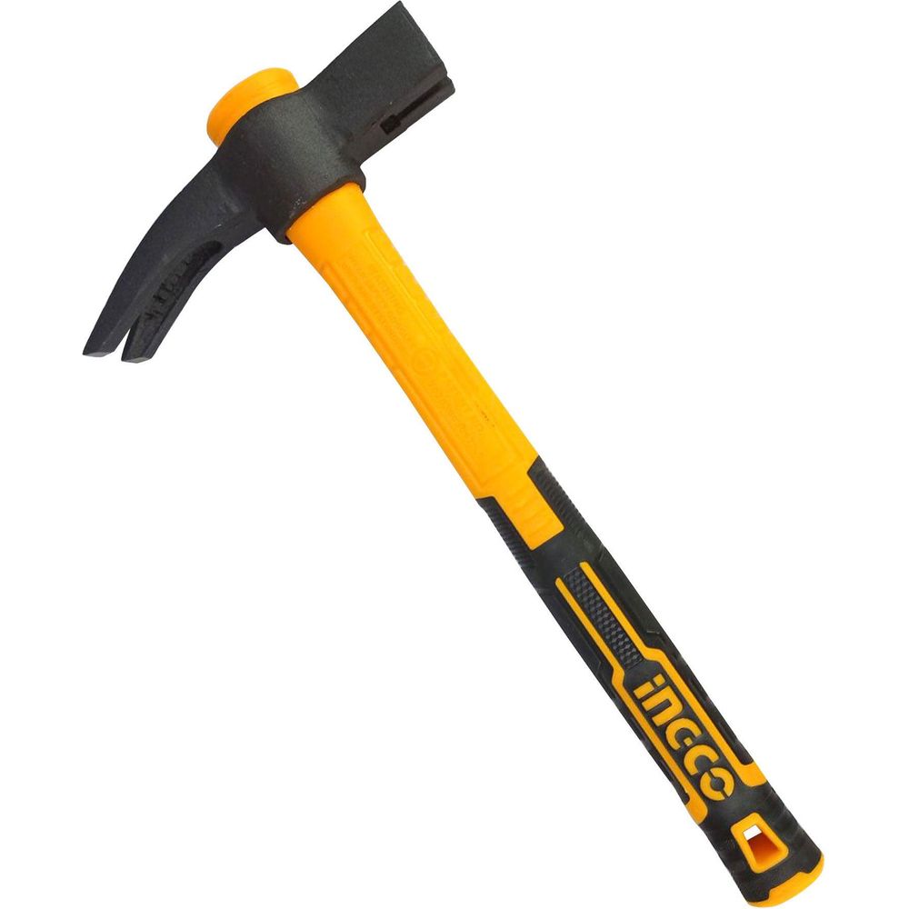 Ingco HIHH8070 French Type Claw Hammer with Fiberglass Handle 700g