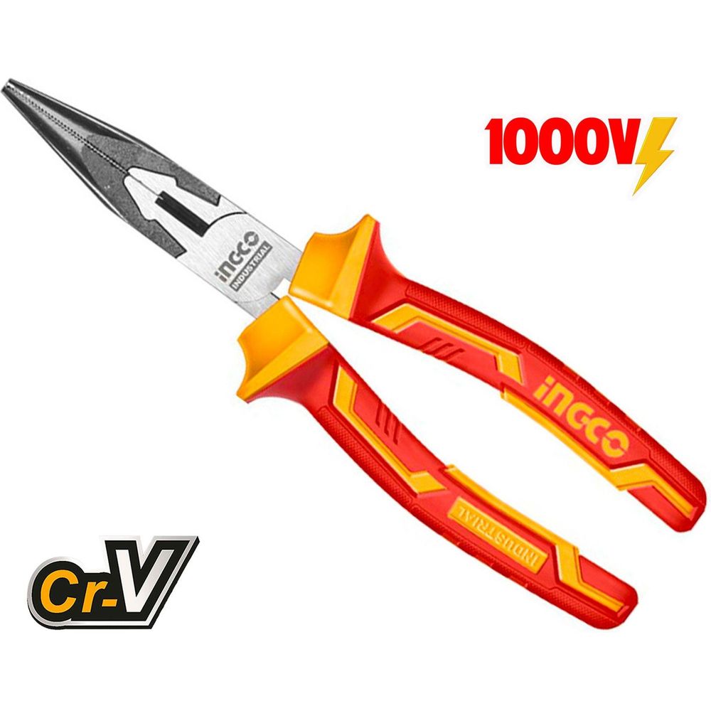 Ingco Insulated Long Nose Pliers (Polish)