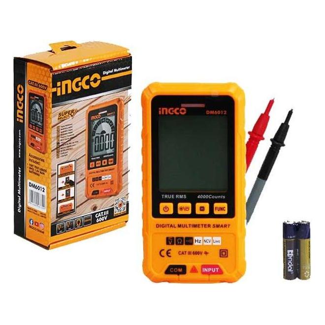 Ingco DM6012 Digital Multi Meter / Tester (SS) - KHM Megatools Corp.