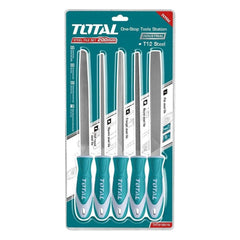 Total THT918516 5pcs Steel File Set with Handle | Total by KHM Megatools Corp.