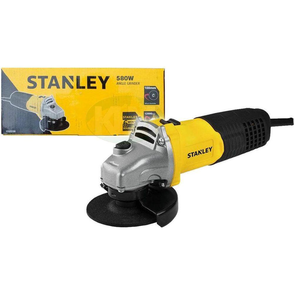 Stanley STGS 5-100 Angle Grinder 4" 580W - KHM Megatools Corp.