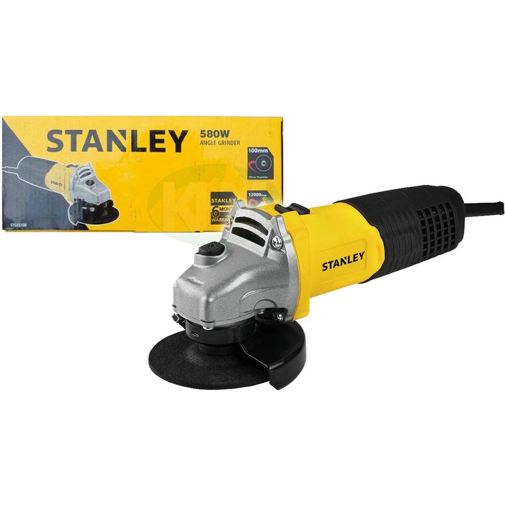 Stanley STGS 5-100 Angle Grinder 4" 580W - KHM Megatools Corp.
