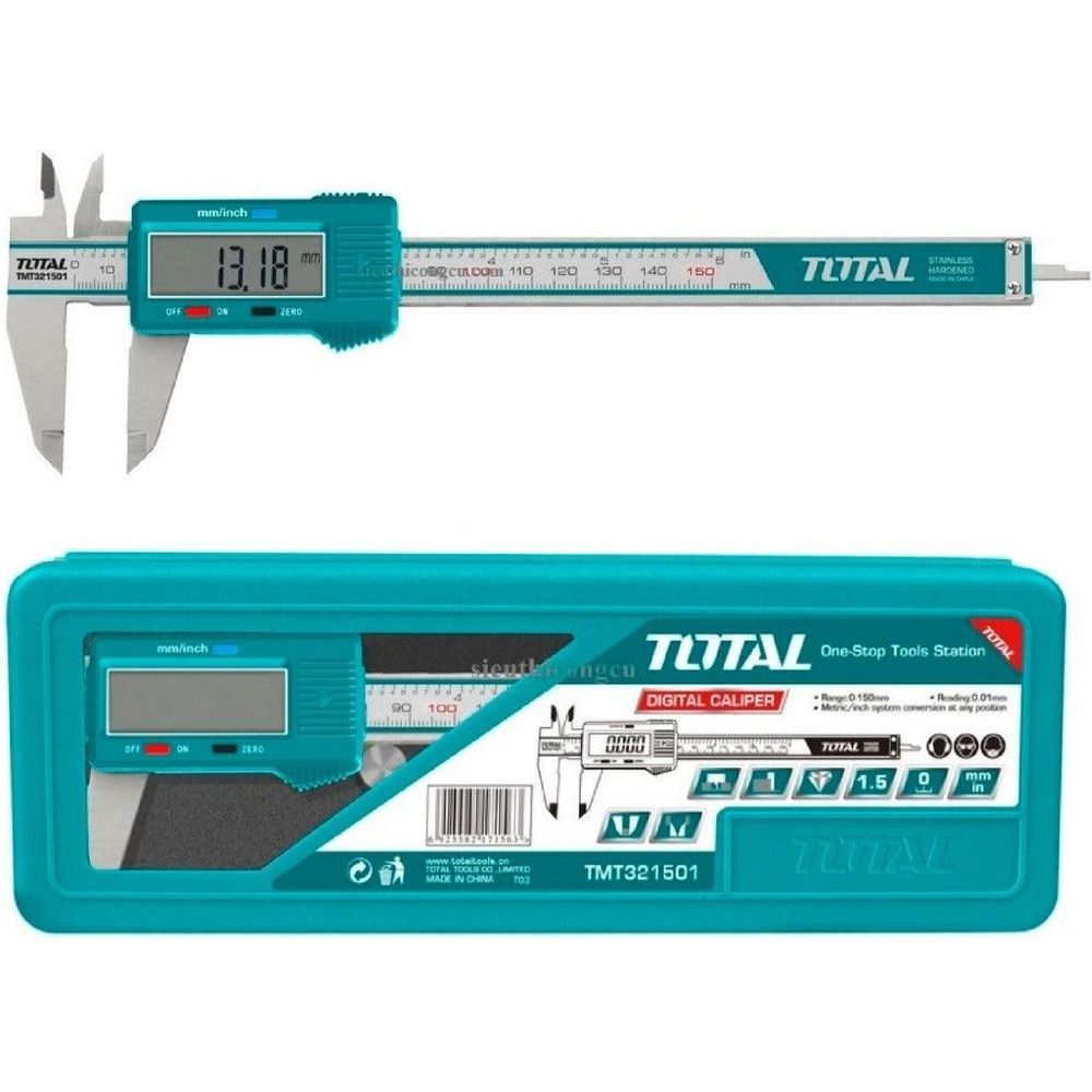 Total TMT321501 Digital Caliper 150mm | Total by KHM Megatools Corp.