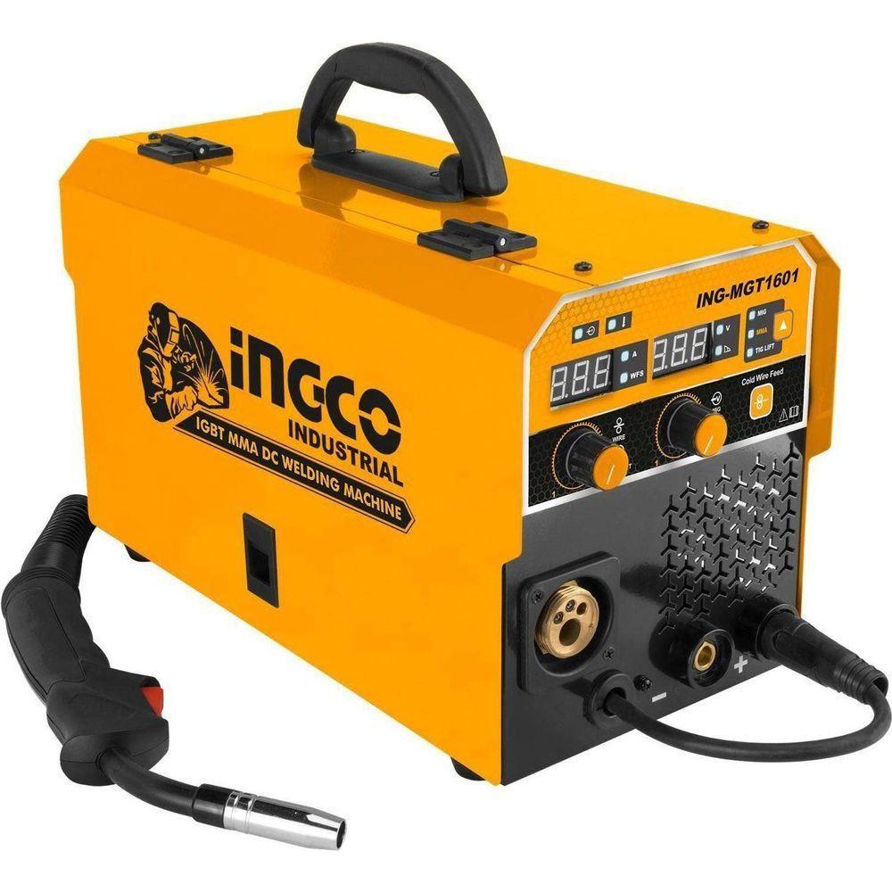 Ingco ING-MGT1601 Inverter MAG/MIG/MMA/TIG LIFT Welding Machine