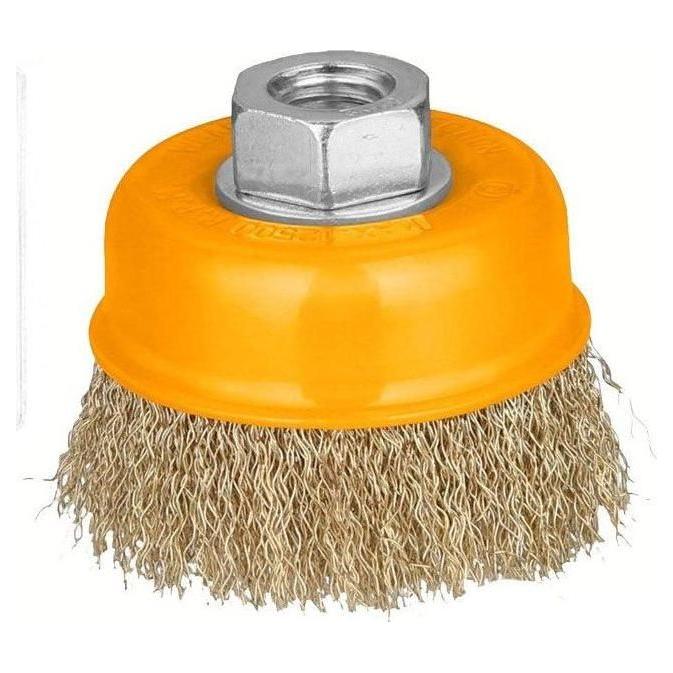 Ingco WB10752 Cup Wire Brush With Nut [Crimped] - KHM Megatools Corp.