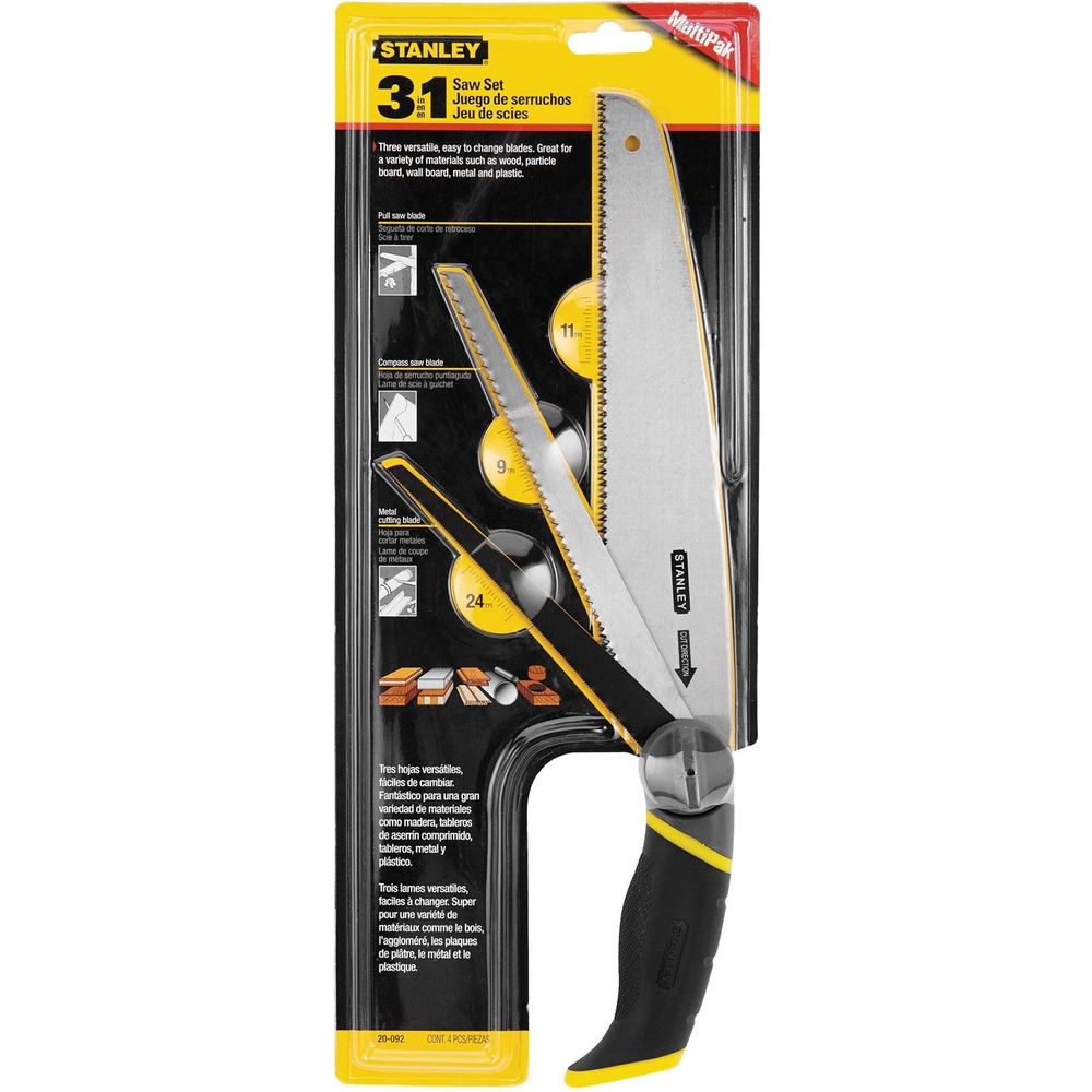 Stanley 20-092 3-in-1 Hand Saw Set | Stanley by KHM Megatools Corp.