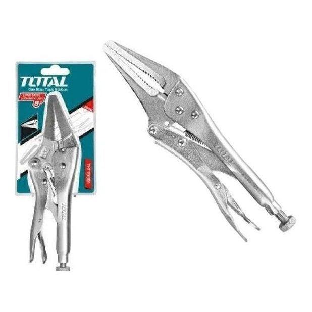 Total THT19902 Vise Grip Long Nose Locking Pliers 9" | Total by KHM Megatools Corp.