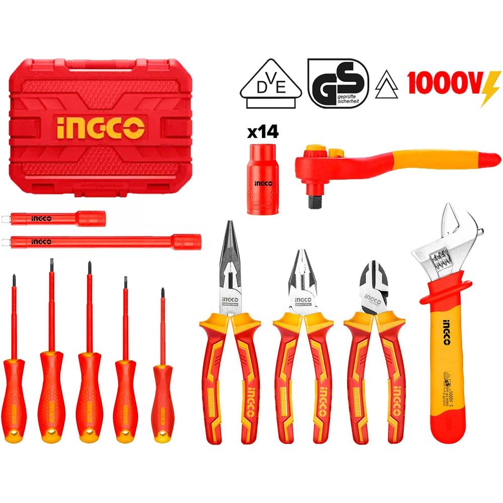 Ingco HKITH2601 26pcs Insulated Hand Tools Set - KHM Megatools Corp.
