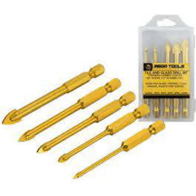 Megatools Tile & Glass Drill Bit Set - KHM Megatools Corp.