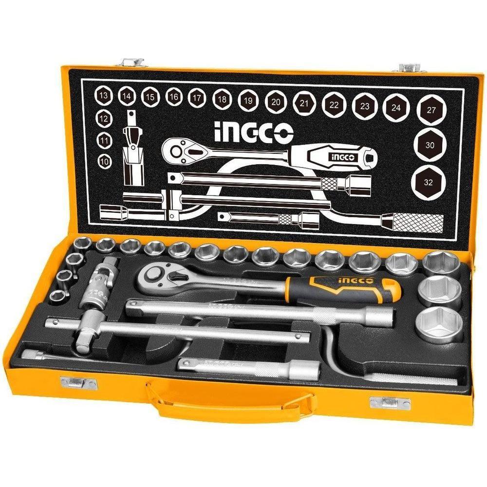 Incco Socket Set Ingco HKTS0243 24pcs Socket Wrench Set 1/2