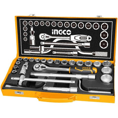 Ingco HKTS0243 24pcs Socket Wrench Set 1/2" Drive - KHM Megatools Corp.