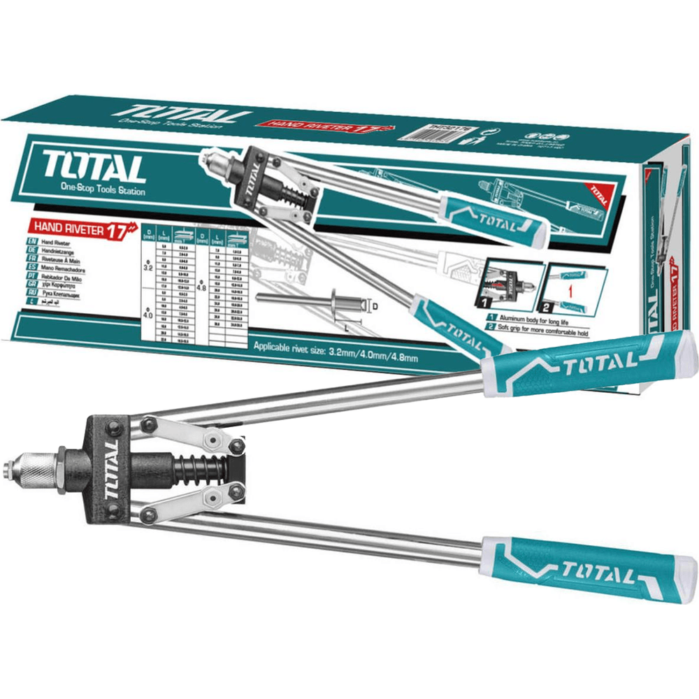 Total THT32176 Industrial Type Hand Riveter 17" | Total by KHM Megatools Corp.