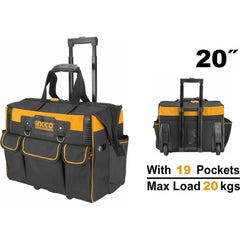 Ingco HRRTB2002 Rolling Rigid Tool Bag 20" - KHM Megatools Corp.