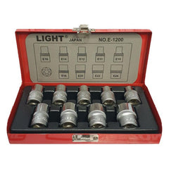 Light E-1200 1/2" Drive *pcs E-Star Socket Wrench Set | Light by KHM Megatools Corp.