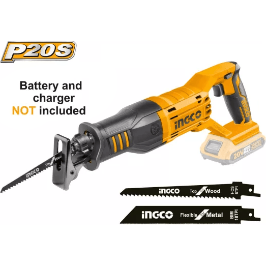 Ingco CRSLI1151 20V Cordless Reciprocating Saw (Bare)