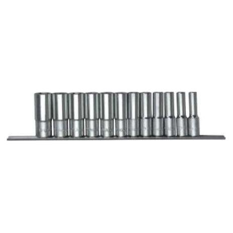 Hans 3613-2MD 3/8" Drive 13pcs Deep Socket Wrench Set 12pts | Hans by KHM Megatools Corp.