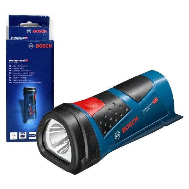 Bosch GLI 12V-80 Cordless LED Torch Flash Light 12V 80lm (Bare) (0601437V00)