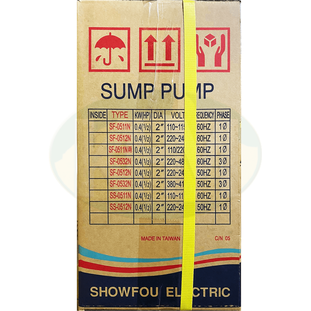 Showfou Submersible Pump Sewage (Dirty Water) Type - KHM Megatools Corp.