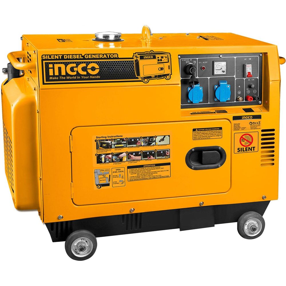 Ingco GSE60001-5P Silent Diesel Generator 6KVA