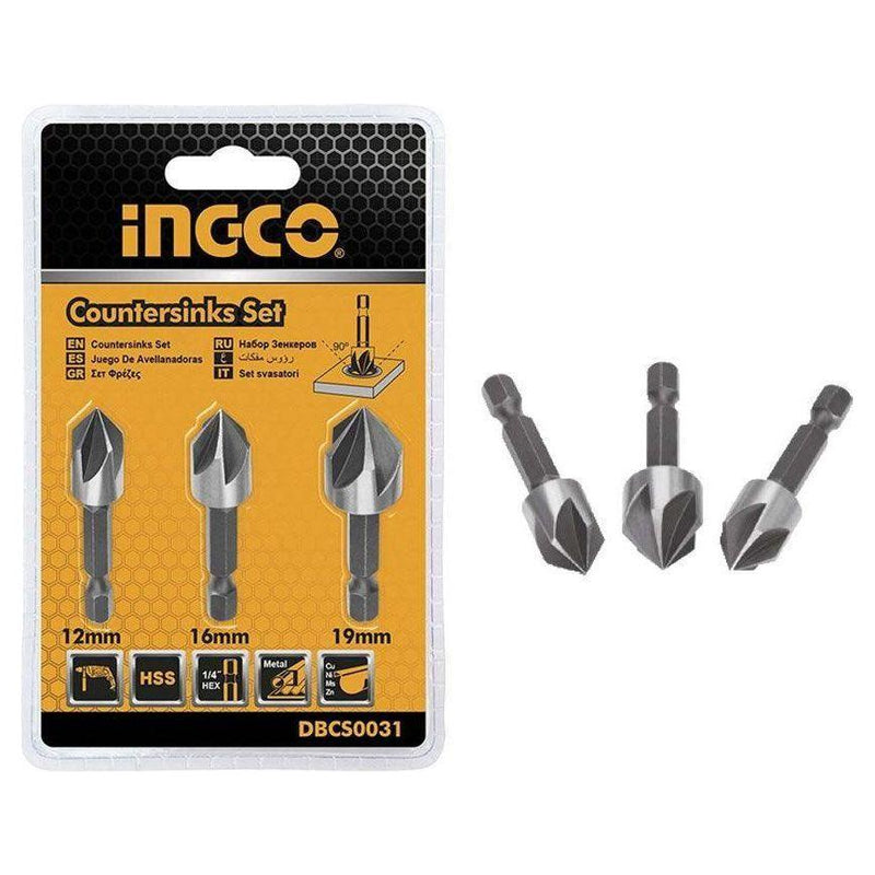 Ingco DBCS0031 Countersinks Bit Set