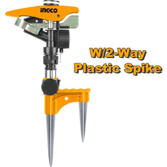 Ingco HPS0402 Pulsating Sprinkler 180° w/2-Way Metal Spike - KHM Megatools Corp.