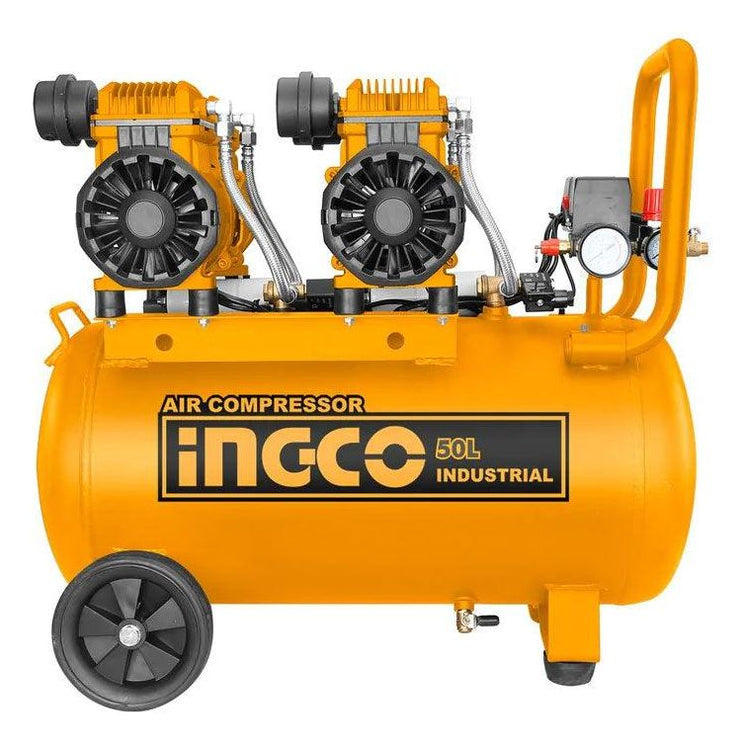 Ingco ACS224501P Air Compressor Oilless X2 1500W 4HP 50L