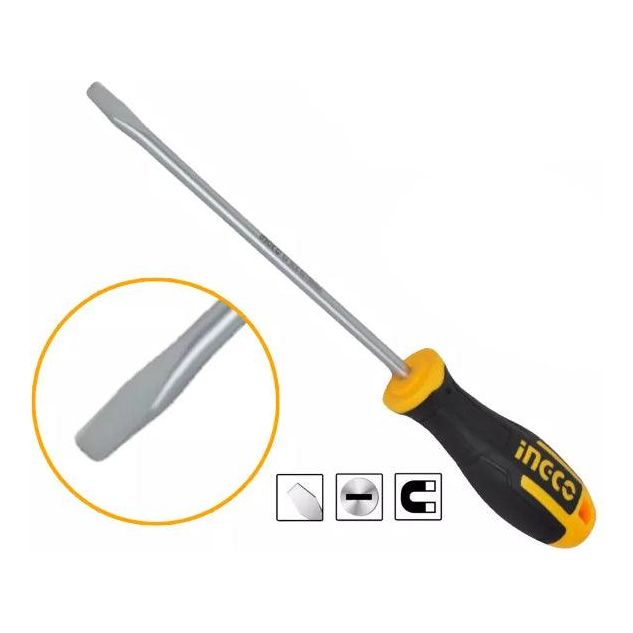 Ingco Flat Screwdriver (Slotted)