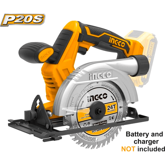 Ingco CSLI1401 20V Cordless Circular Saw 6" (Bare) - KHM Megatools Corp. 1000