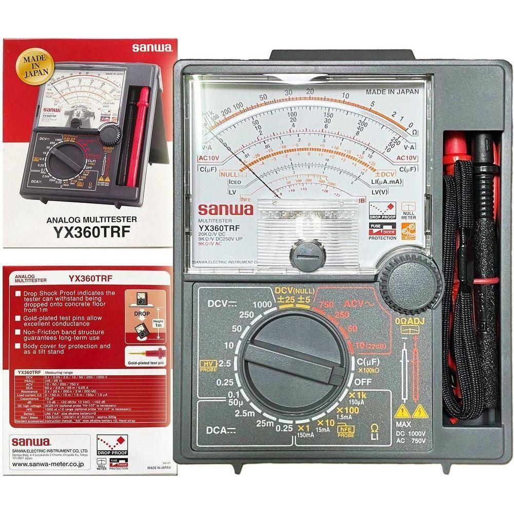 Sanwa YX360TRF Analog Multi Tester ( Drop Shockproof )