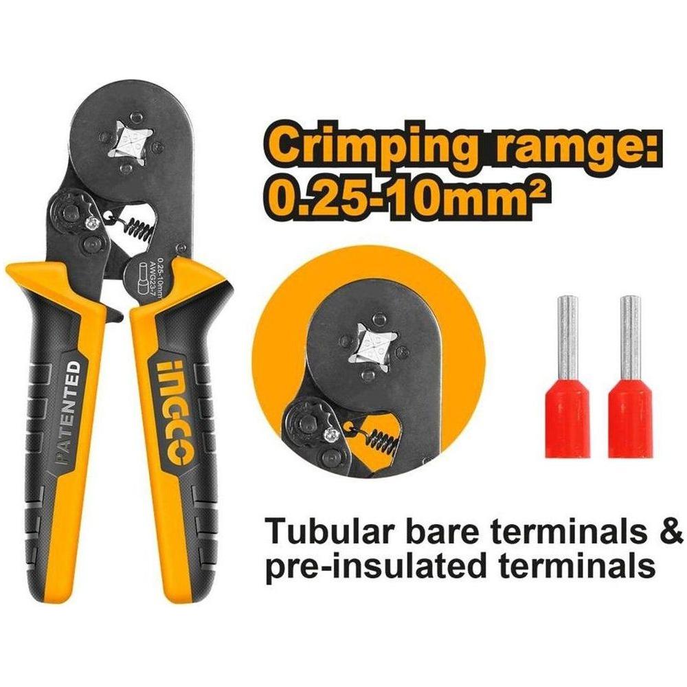 Ingco HRCPG05210 Ratchet Crimping Plier 6" - KHM Megatools Corp.