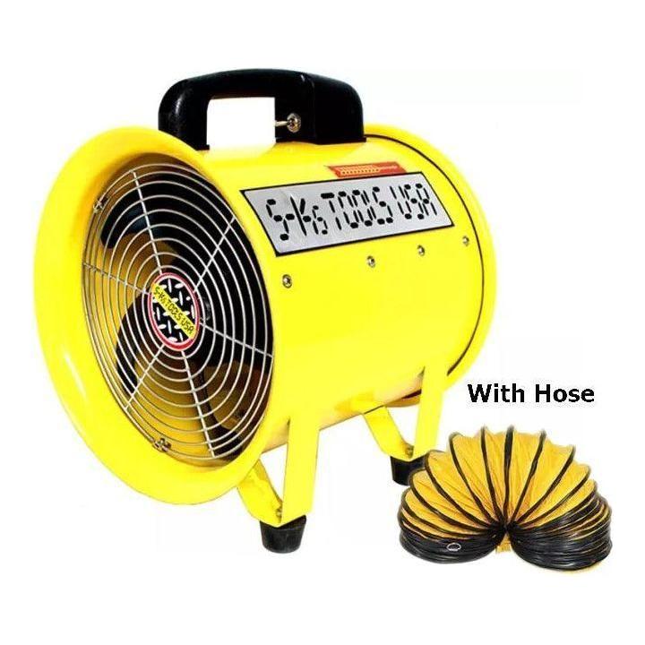 S-Ks Portable Axial Ventilator Fan with Hose